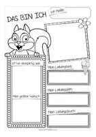 Vorschau - Arbeitsblätter - Das bin ich Eichhörnchen Arbeitsblätter (Eichhörnchenklasse) - Seite 2