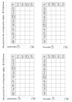 Vista previa - Hojas de trabajo - Cuaderno de trabajo Tablas de multiplicar de 2 5 10 3 - página 3