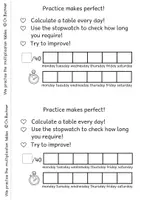 Vista previa - Hojas de trabajo - Cuaderno de trabajo Tablas de multiplicar de 2 5 3 4 6 - página 1