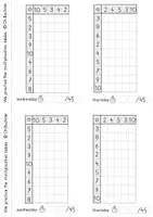 Vista previa - Hojas de trabajo - Cuaderno de trabajo Tablas de multiplicar de 2 5 10 3 4 - página 3