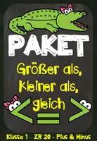 Vorschau - Arbeitsblätter - PAKET - größer als, kleiner als, gleich - Deckblatt