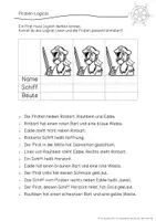 Vorschau - Arbeitsblätter - Materialpaket Piraten - Piratenwoche - Seite 3