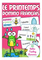 Vorschau - Spiele - PRINTEMPS Französisch domino - Deckblatt