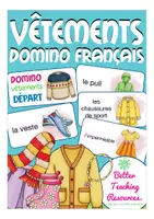 Vorschau - Spiele - les vêtements Französisch Domino - Deckblatt