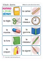 Vista previa - Juegos / Gamificación - A l'école domino francés - página 1