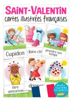 Vista previa - Unidades / Secuencias / Situaciones de Aprendizaje - Le Saint-Valentin Français / Francés picture cards - Portada