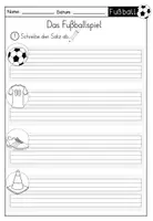 Vorschau - Arbeitsblätter - Schleichdiktat Fußball / EM - Richtig abschreiben im Anfangsunterricht - Seite 2