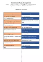 Vorschau - Arbeitsblätter - Tandem Activities - Sprechen, Grammatik, Wortschatz - Seite 3