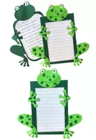 Vorschau - Arbeitsblätter - Sommer - Gedicht zum Thema Frosch inklusive Bastelvorlage - Seite 1