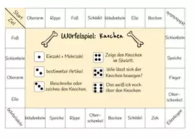 Vorschau - Spiele - Materialpaket - Würfelspiel - SU - Körper - Seite 1