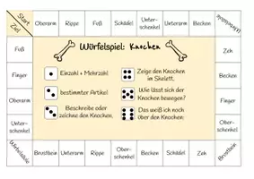 Vorschau - Spiele - Materialpaket - Würfelspiel - SU - Körper - Seite 2