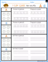 Vista previa - Unidades / Secuencias / Situaciones de Aprendizaje - I Can Spell Vowels SET 1 REPETITION BOY 1 - página 3