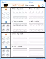 Vista previa - Unidades / Secuencias / Situaciones de Aprendizaje - I Can Spell Vowels SET 1 REPETITION BOY 4 - página 3