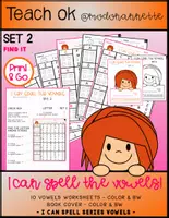 Vista previa - Unidades / Secuencias / Situaciones de Aprendizaje - I Can Spell SET 2 FIND VOWELS GIRL 3 - Portada