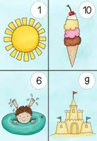 Vorschau - Arbeitsblätter - Lesespaziergang im Sommer 4-fach differenziert in Silbenschrift - Seite 3