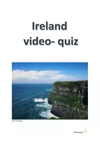 Vista previa - Hojas de trabajo - Top 10 most beautiful Places in Ireland Quiz - Portada