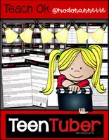 Vista previa - Unidades / Secuencias / Situaciones de Aprendizaje - I Can Use Technology TeenTuber YouTube Project for Teens - Portada