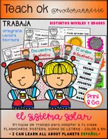 Vista previa - Unidades / Secuencias / Situaciones de Aprendizaje - I CAN LEARN ALL ABOUT Los Planetas EN ESPAÑOL FS - Portada