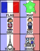 Vista previa - Unidades / Secuencias / Situaciones de Aprendizaje - I CAN LEARN ALL ABOUT Countries FRANCE - página 1