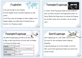 Vorschau - Fördermaterial/Inklusion - Wissenskarten/Lesekarten/Abschreibkarten Fahrzeuge - Seite 1
