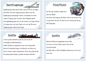 Vorschau - Fördermaterial/Inklusion - Wissenskarten/Lesekarten/Abschreibkarten Fahrzeuge - Seite 2