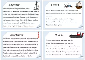 Vorschau - Fördermaterial/Inklusion - Wissenskarten/Lesekarten/Abschreibkarten Fahrzeuge - Seite 3