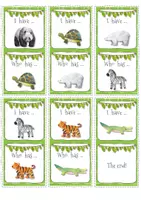 Vista previa - Juegos / Gamificación - Wild animals - I have... Who has...? (picture-picture) - página 3