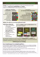 Vorschau - Arbeitsblätter - Lernhilfen B zum konzentrierten Einmaleins-Training - Seite 1
