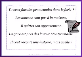 Aperçu - Cartes d'exercices - Francais: Recherche d'erreurs - Page 2