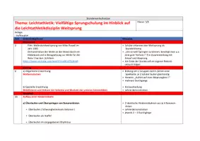 Vorschau - Stundenentwürfe - Leichtathletik 4: Vielfältige Sprungschulung: Weitsprung - Seite 2