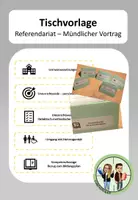 Vorschau - Präsentationen/Tafelbilder - Tischvorlage - mündlicher Vortrag - Referendariat - Deckblatt