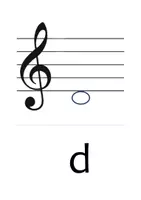 Vorschau - Bildkarten - Noten Violinschlüssel c1-e2 Flashcards - Seite 1