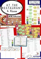 Vorschau - Stundenentwürfe - Materialpaket At the restaurant (4. Klasse) - Deckblatt