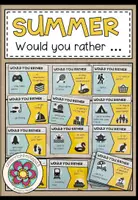 Vorschau - Fördermaterial/Inklusion - SUMMER - Would you rather ...? - Deckblatt