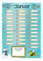 Vorschau - Mal- und Bastelvorlagen - Bienenklasse Geburtstagskalender - Seite 2