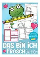 Vorschau - Arbeitsblätter - Das bin ich Froschklasse Arbeitsblätter - Deckblatt
