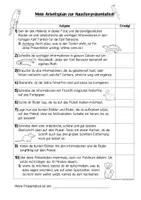 Vorschau - Arbeitsblätter - Haustierpräsentation Vorlagen - Seite 2