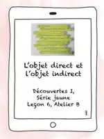 Vorschau - Stationenlernen - Spatel L'objet direct/indirect Découvertes I, Lektion 6 - Deckblatt