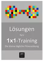 Vorschau - Arbeitsblätter - 1x1-Training: Die tägliche kleine Fitnessübung - LÖSUNGEN - Deckblatt