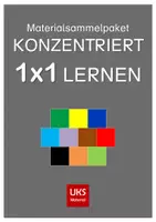 Vorschau - Stundenentwürfe - Materialsammelpaket: KONZENTRIERT 1x1 erlernen und trainieren - Deckblatt