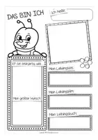 Vorschau - Arbeitsblätter - Das bin ich Raupen Edition Arbeitsblätter Grundschule - Seite 2