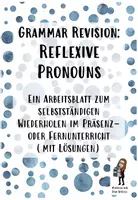 Vorschau - Arbeitsblätter - Grammar Revision: Reflexive Pronouns - Deckblatt