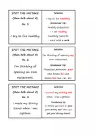 Vorschau - Bildkarten - PACK OF CARDS – Set 2 (30 cards) Spot the mistake cards - Seite 1