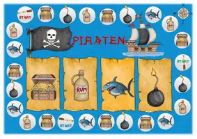 Vorschau - Fördermaterial/Inklusion - Piratenspiel zum Verstehen des Einmaleins - Seite 1