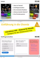 Vorschau - Interaktives Material - Einführung in die Chemie - Selbstlerneinheit H5P - Deckblatt