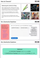 Vorschau - Interaktives Material - Einführung in die Chemie - Selbstlerneinheit H5P - Seite 2