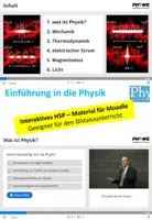 Vorschau - Interaktives Material - Einführung in die Physik - Selbstlerneinheit H5P - Deckblatt