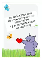 Vorschau - Mal- und Bastelvorlagen - Nilpferdklasse 1. Klasse Verabschiedung - Seite 2