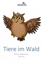 Vorschau - Fördermaterial/Inklusion - Waldtiere Bildkarten - Tiere im Wald DaZ - Sprachförderung Kindergarten DaZ - Deckblatt