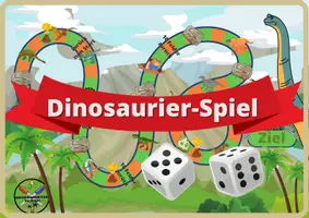 Vorschau - Spiele - Gratis: Dinosaurier -Würfelspiel - Deckblatt